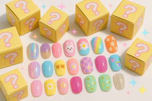 Blind box press on nails